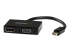 MDP2HDVGA - StarTech.com A/V-reseadapter: 2-i-1 Mini DisplayPort till HDMI eller VGA-konverterare - Höger vinkel