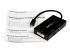 MDP2VGDVHD - StarTech.com A/V-reseadapter: 3-i-1 Mini DisplayPort till VGA-, DVI- eller HDMI-konverterare - Vänster vinkel