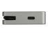 CDPVDHMDPDP - StarTech.com USB C Multiport Video Adapter, 4K 60Hz UHD Portable 5-in-1 USB Type C to HDMI 2.0, Mini DisplayPort, VGA or DVI (1080p), 95W PD Passthrough, Cable Management, Aluminum Adapter - Höger sida