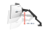 45-693-224 - Ergotron HX - Monteringssats (vridbar arm) - Höger sida